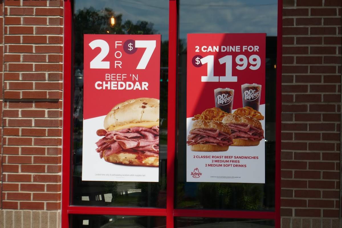 Arby's меню