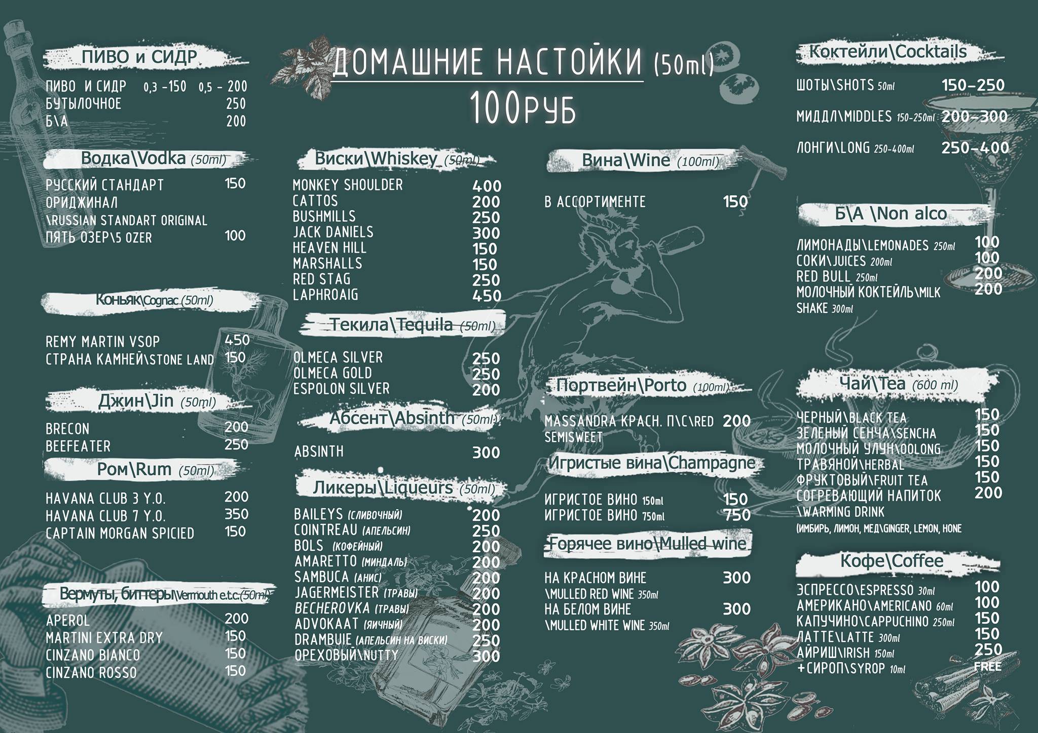 Болото меню