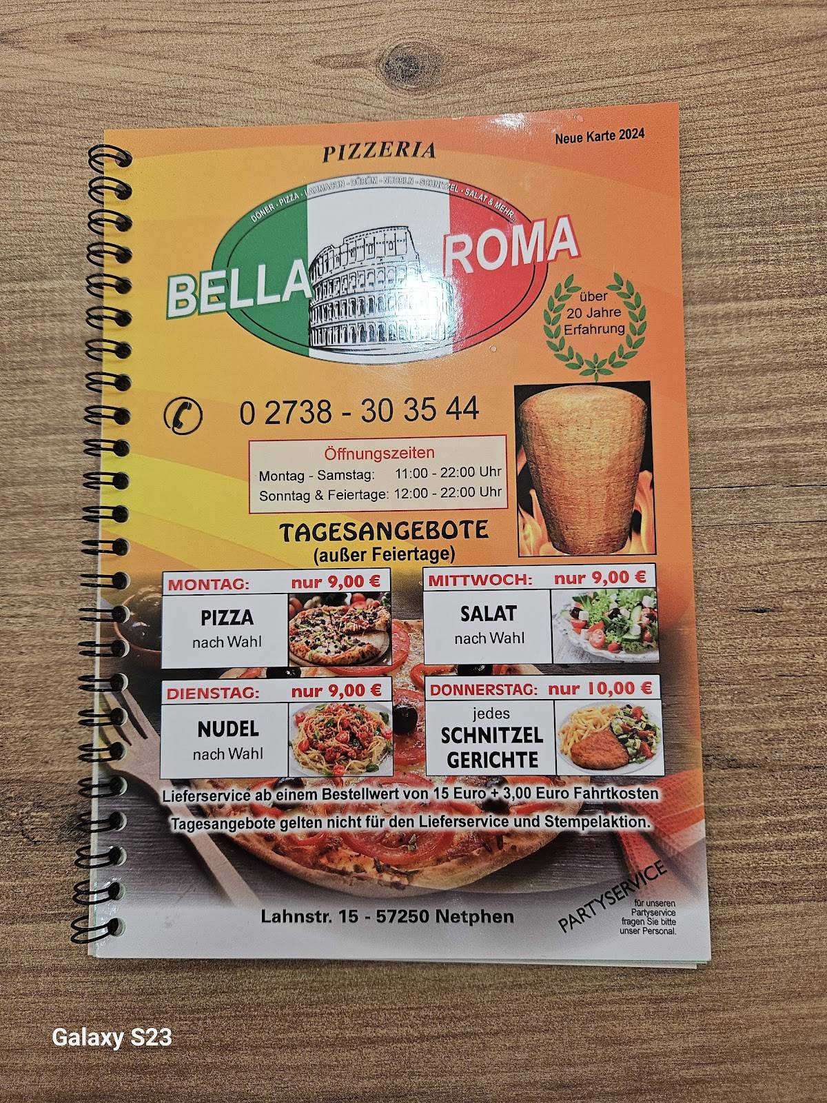 Pizzeria Bella Roma II меню