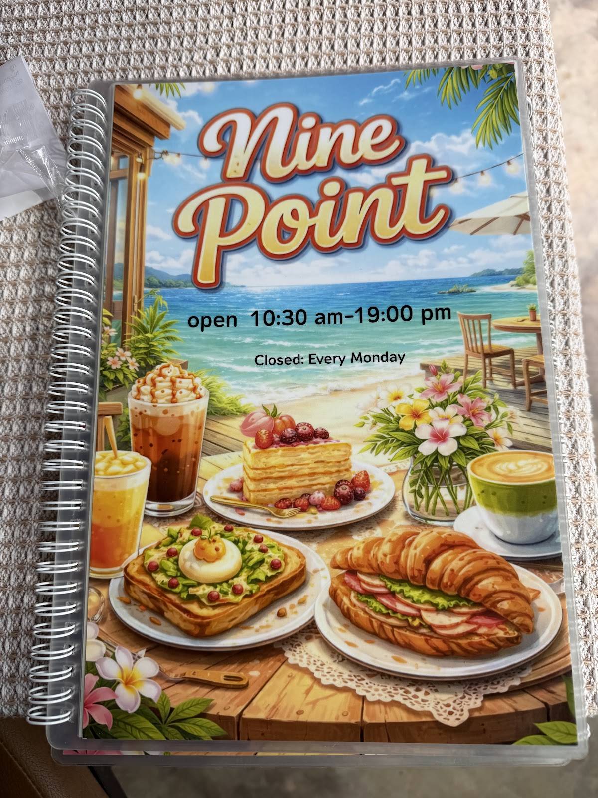 Nine Point Samui меню
