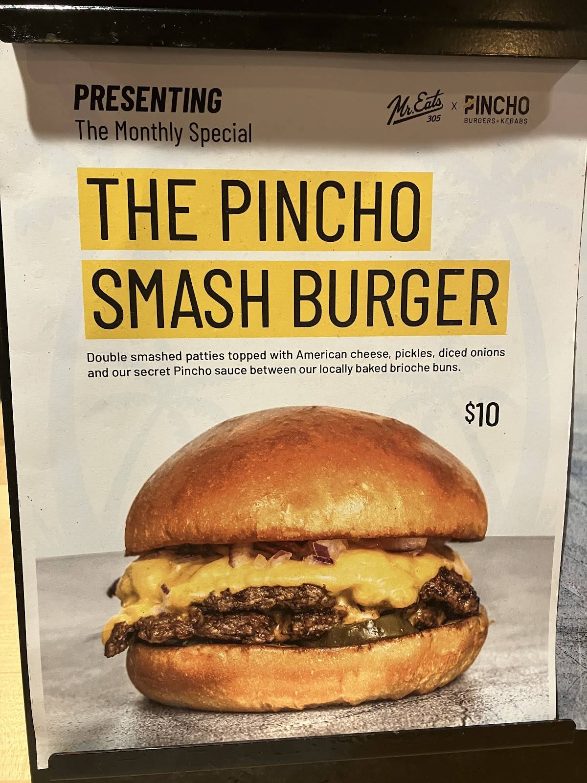 PINCHO меню