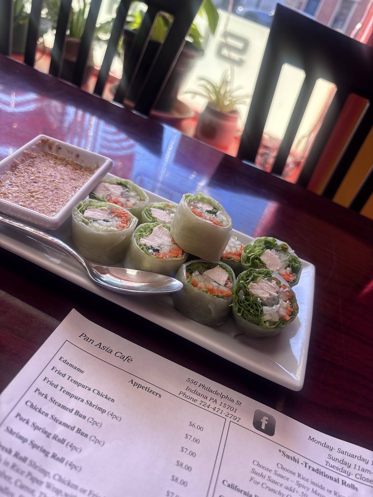 Pan Asia Cafe меню