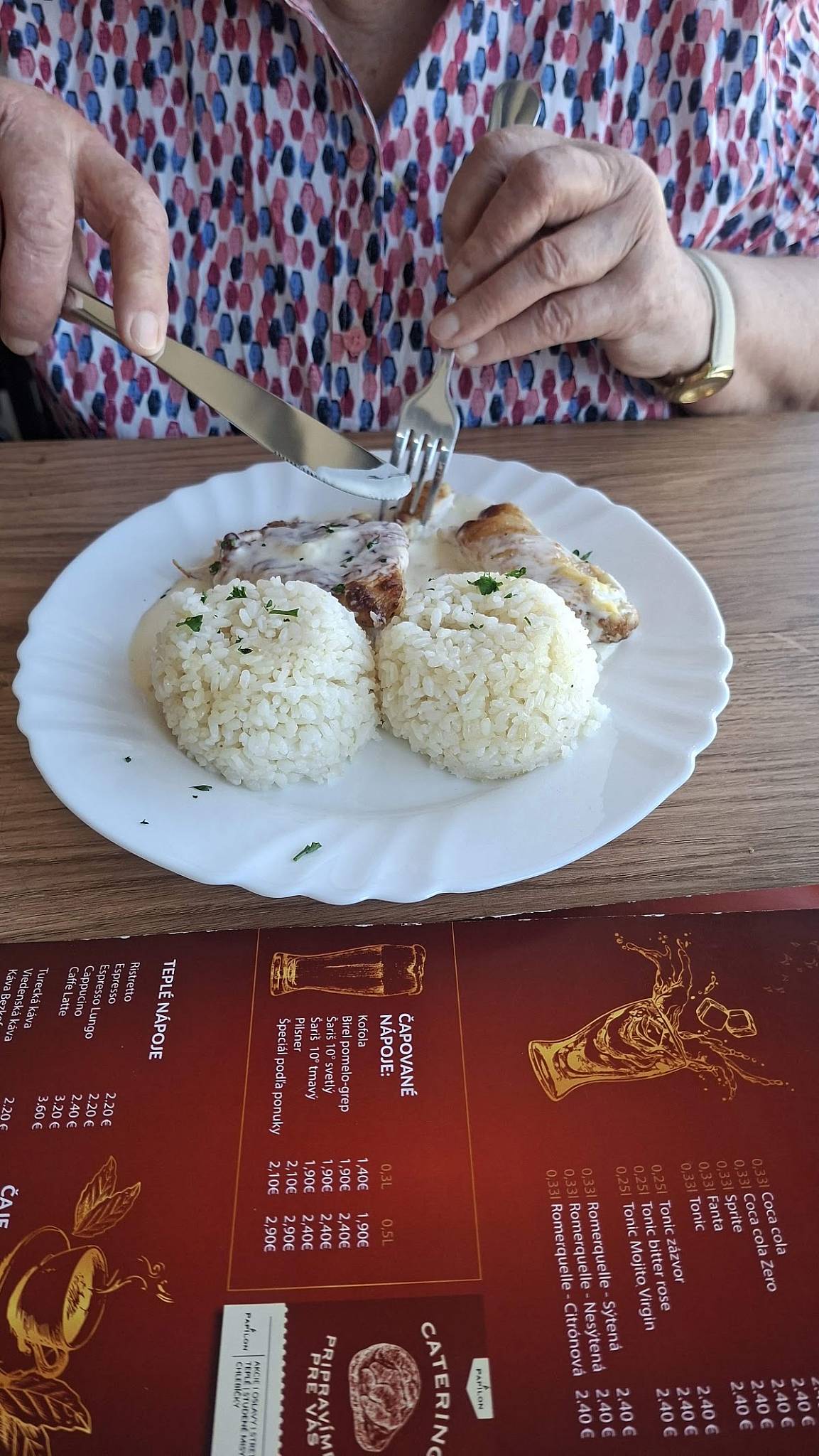 Papilon меню