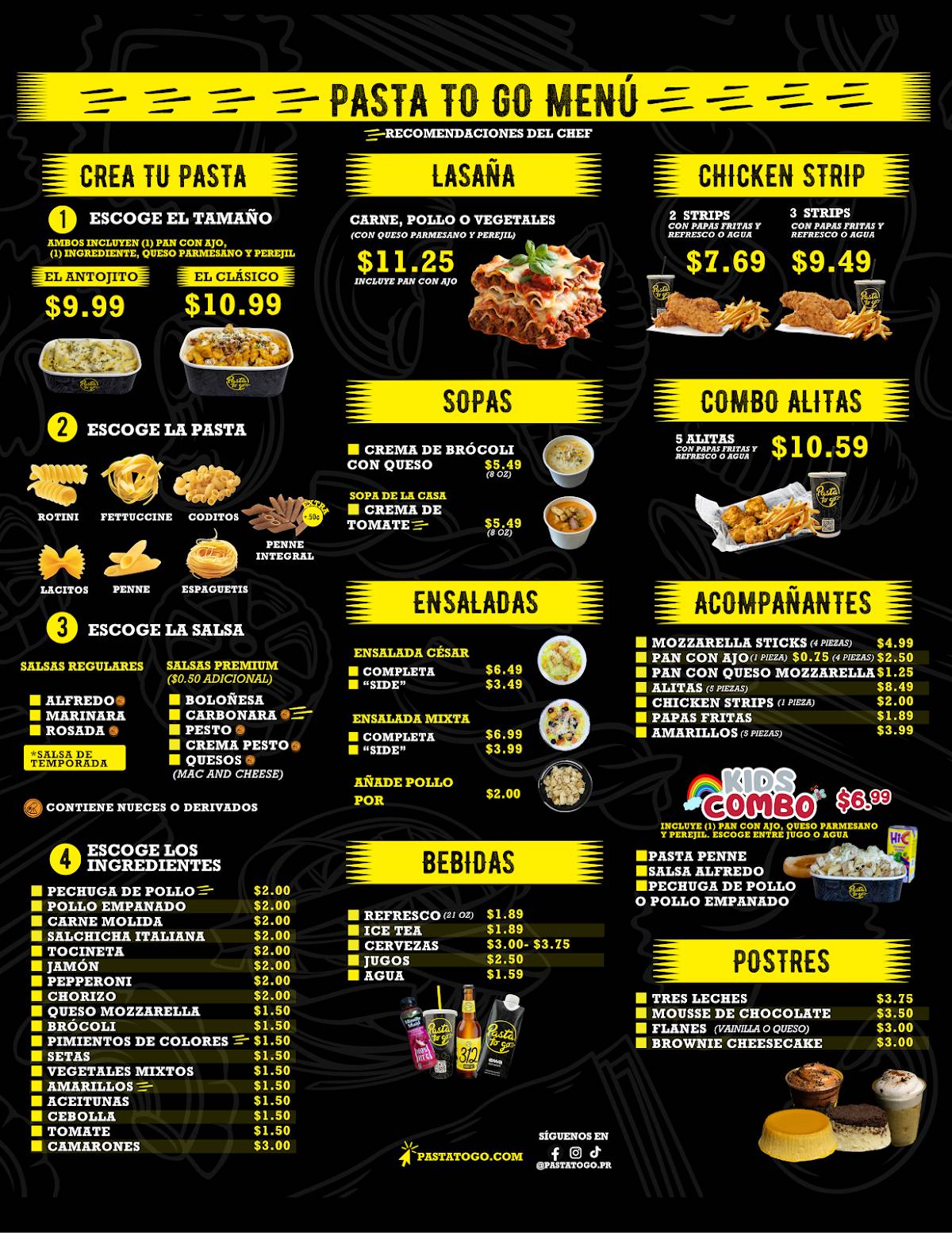 Pasta To Go меню