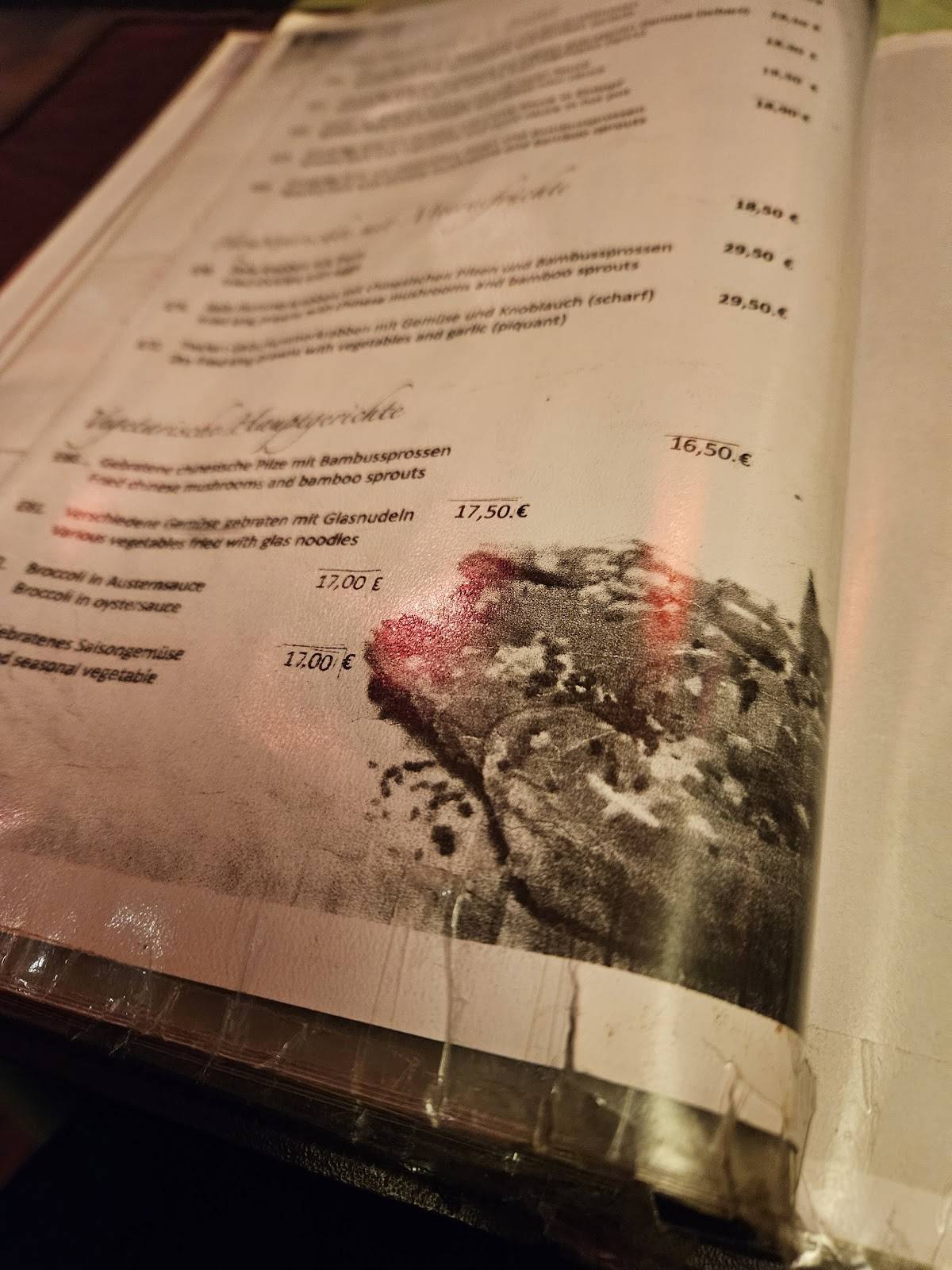 Peking am Dom Chinesisches Restaurant Köln 北京 酒樓 меню