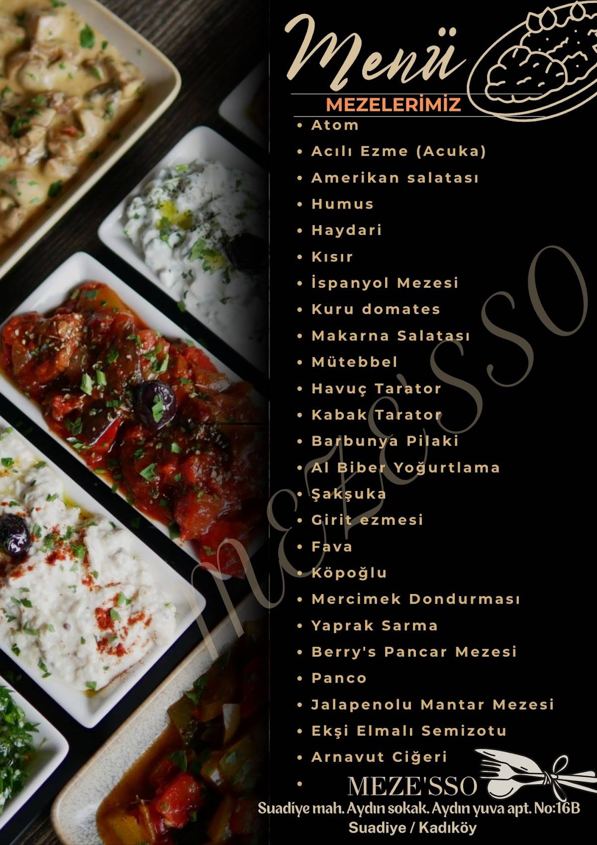 PİLAV'SSO меню