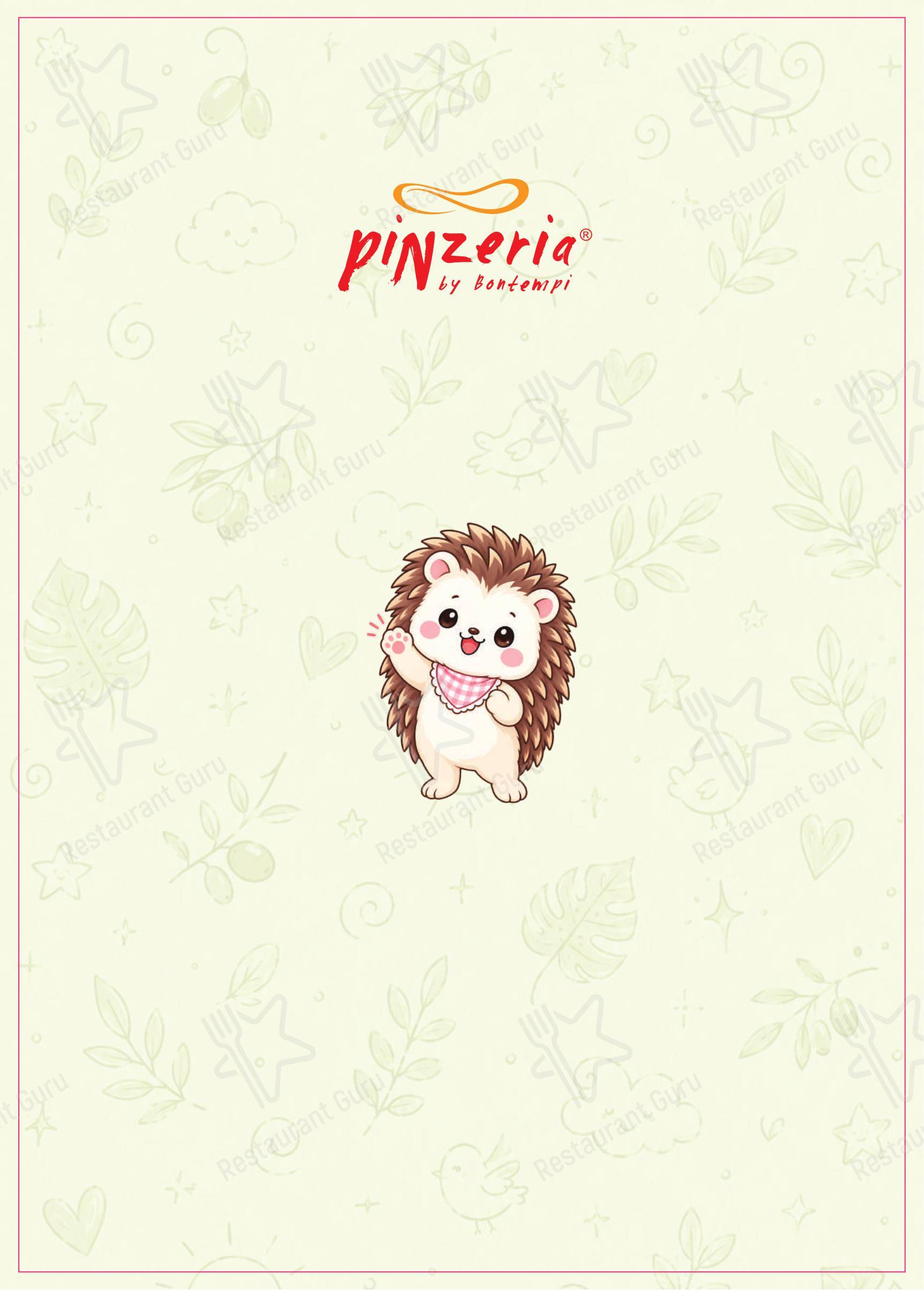 Меню напитков ресторана Pinzeria by Bontempi в Воронеже