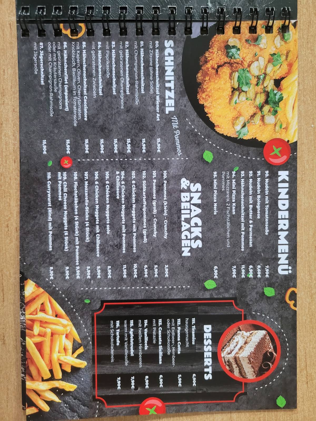 Pizza Pazza меню