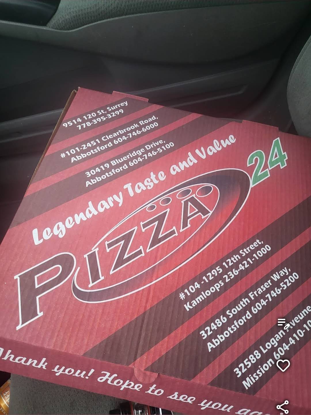 Pizza24 меню