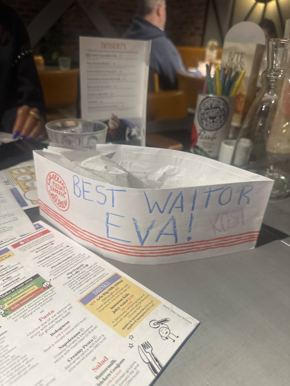PizzaExpress меню