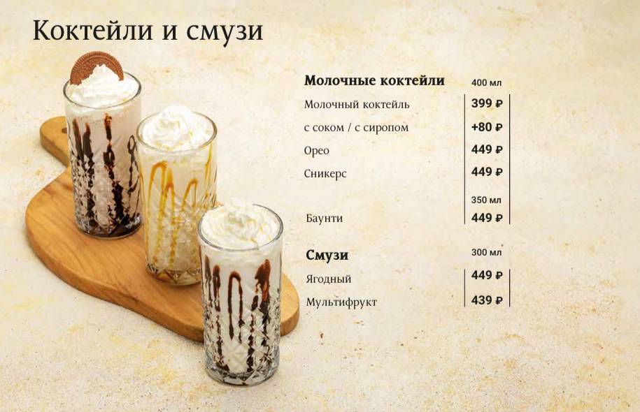 Пиццаиоло меню