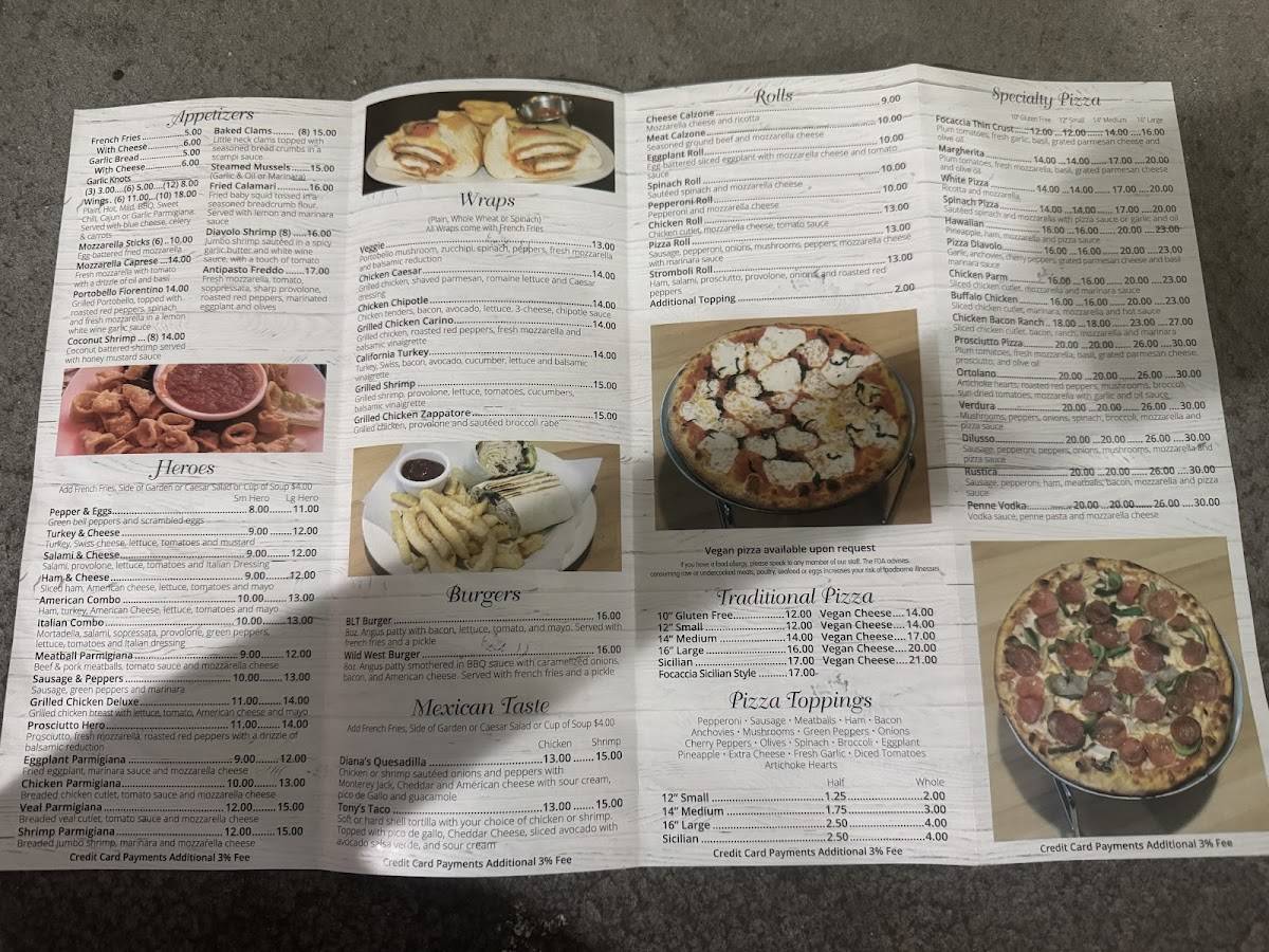Pizzeria Bacio меню