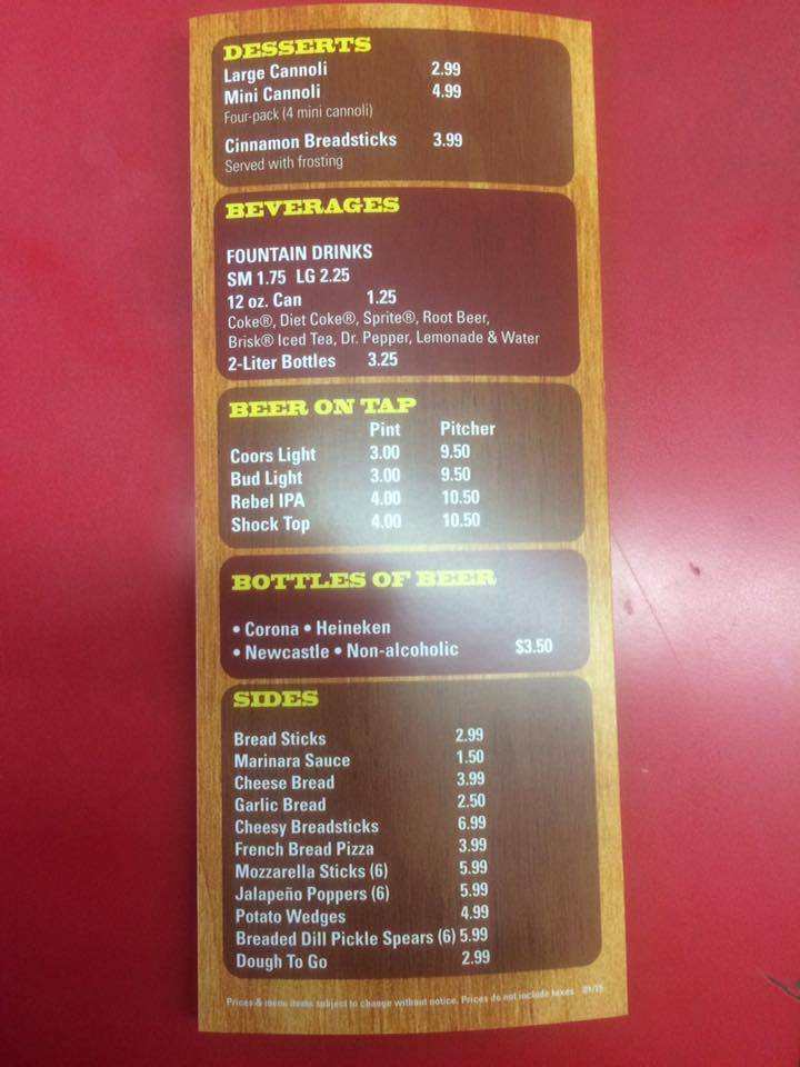 DeMatteo's Pizza - Riverside меню