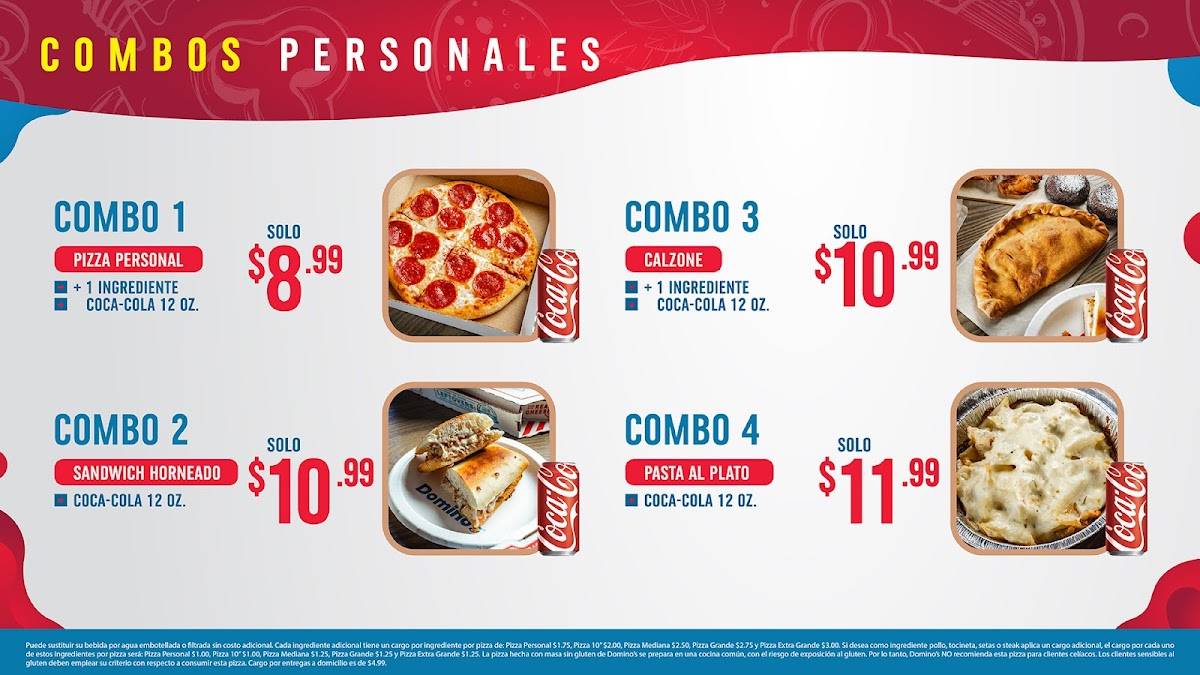 Domino's меню