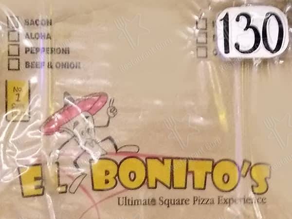 El Bonito's меню