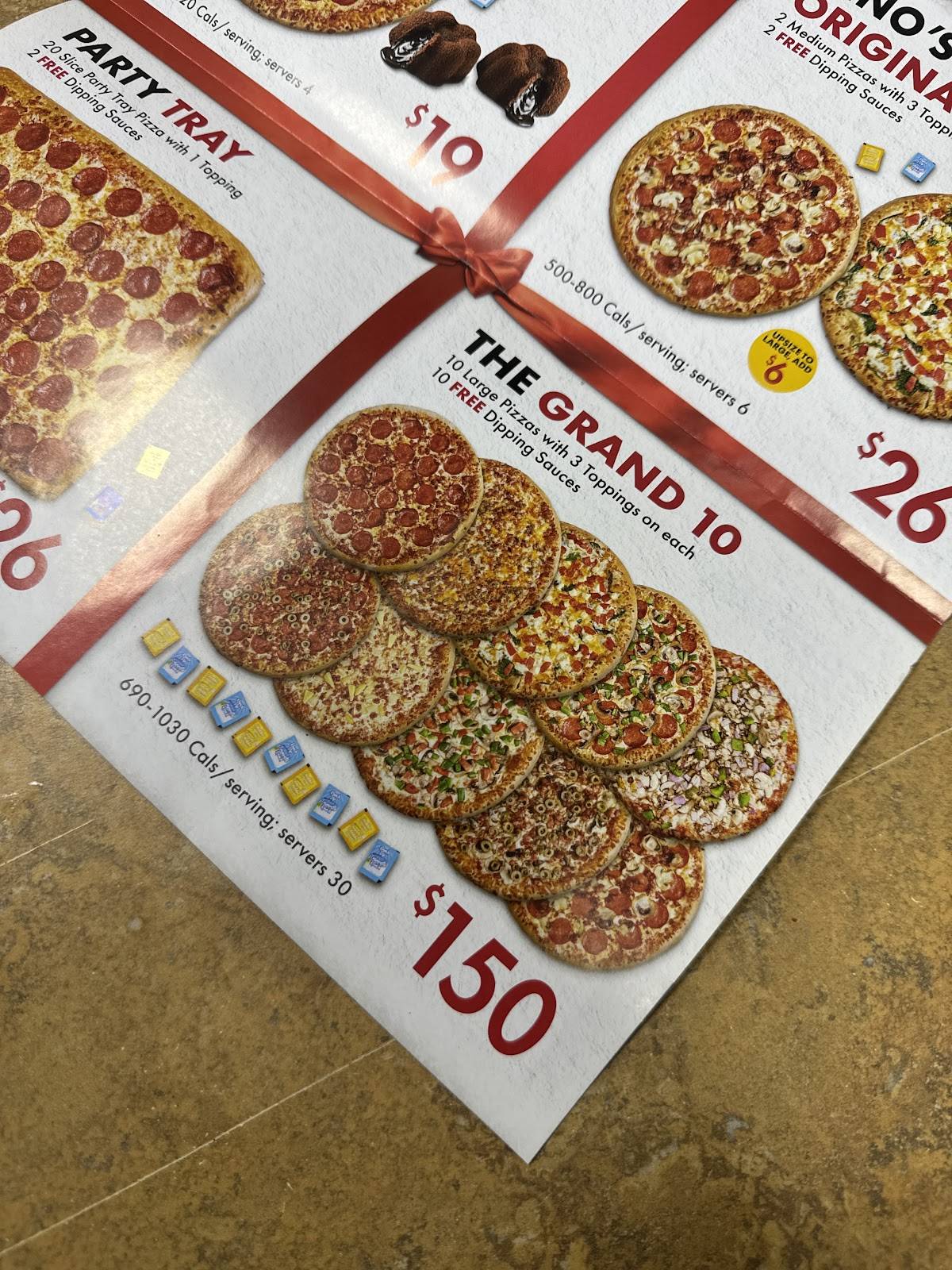 Gino's Pizza меню