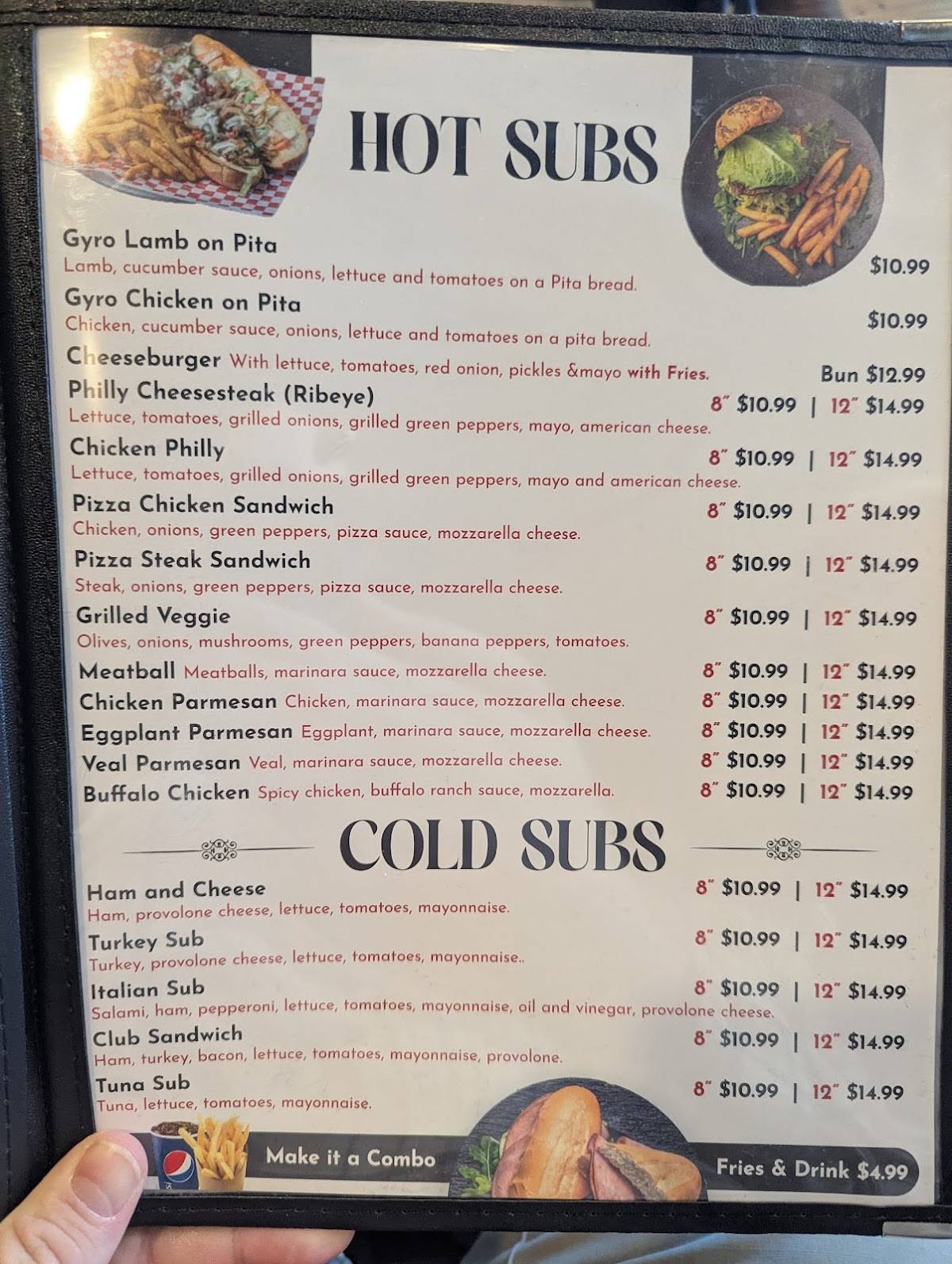 La Cucina Italiana Raleigh меню