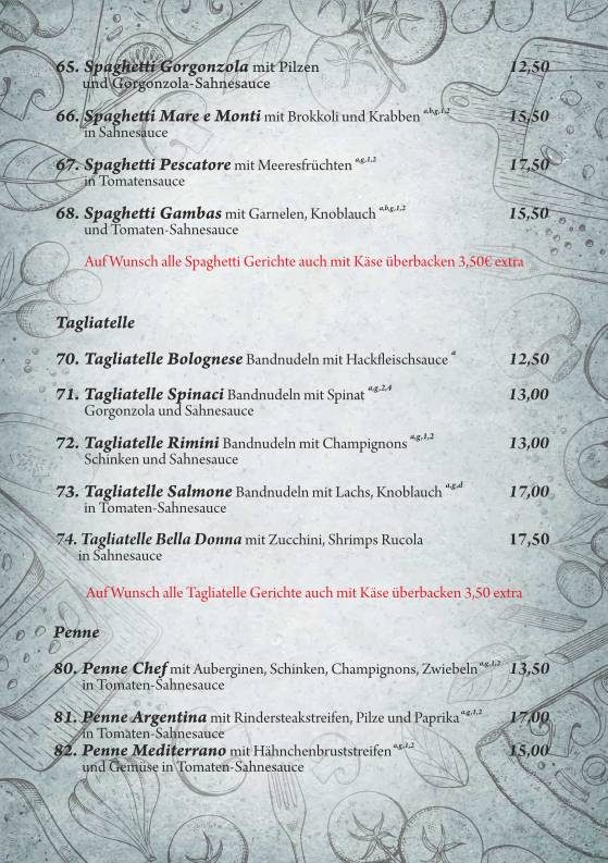 Pizzeria Roma меню