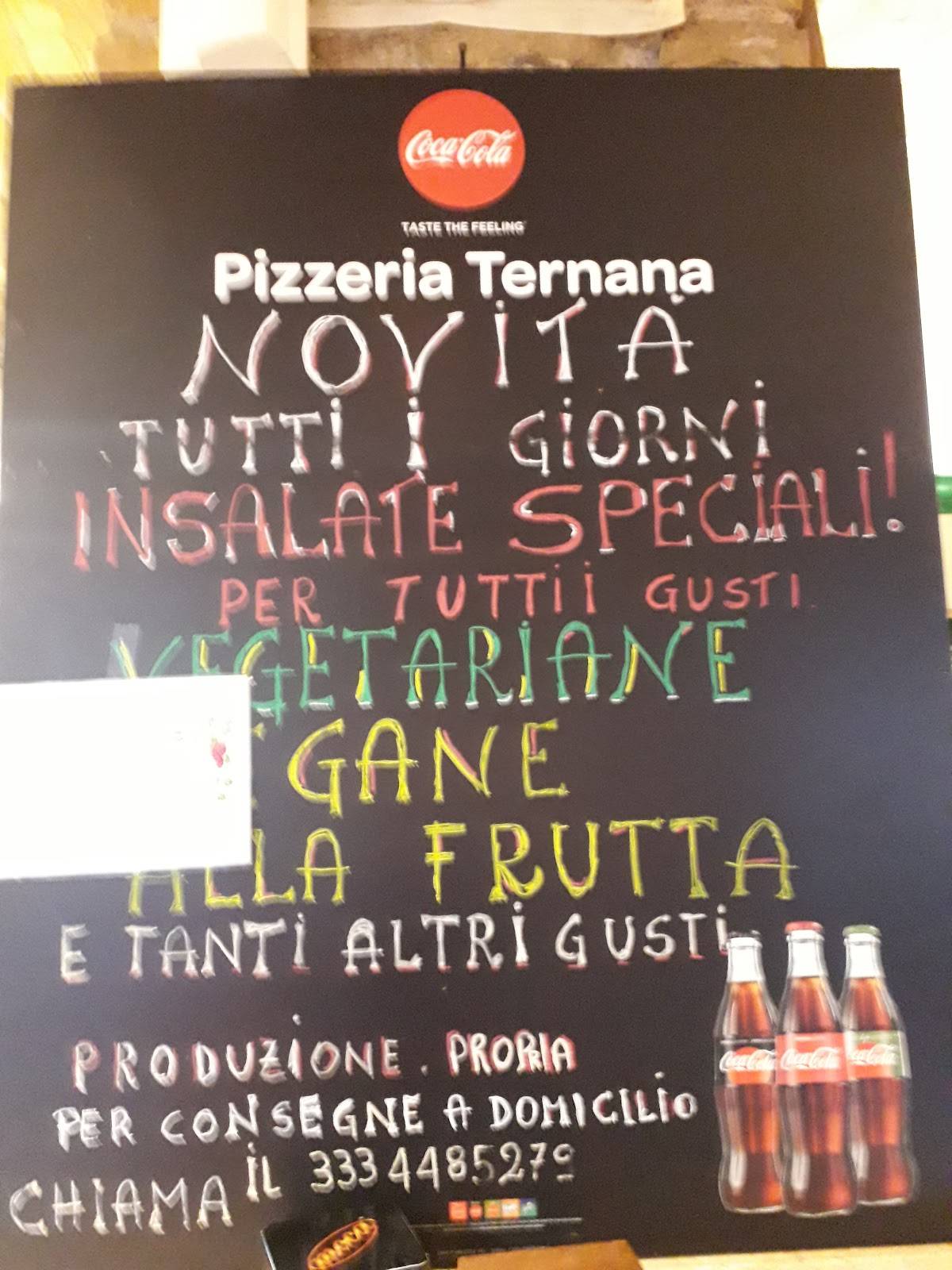 Ternana меню