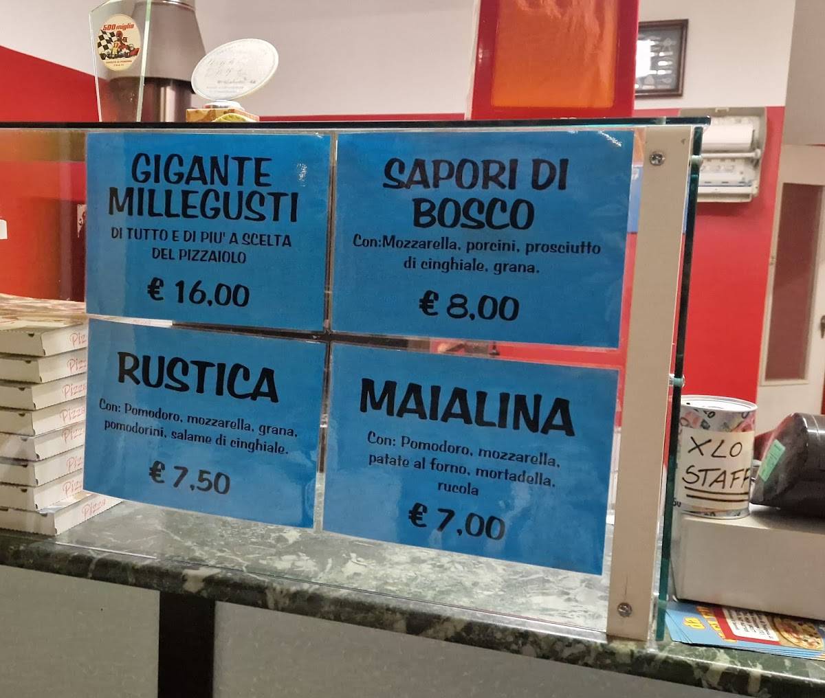 Pizzeria da Lele pizzeria piadineria pizza al taglio меню