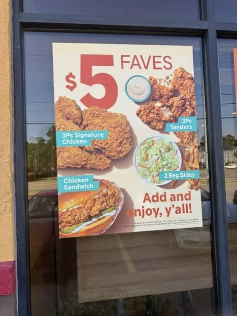 Popeyes Louisiana Kitchen меню