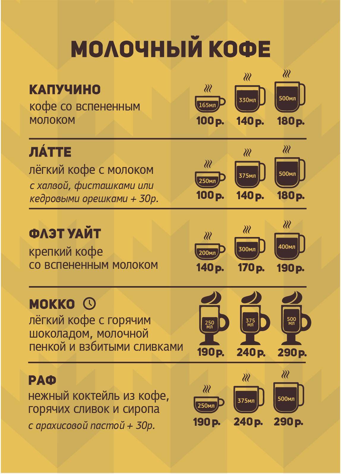 Клён меню
