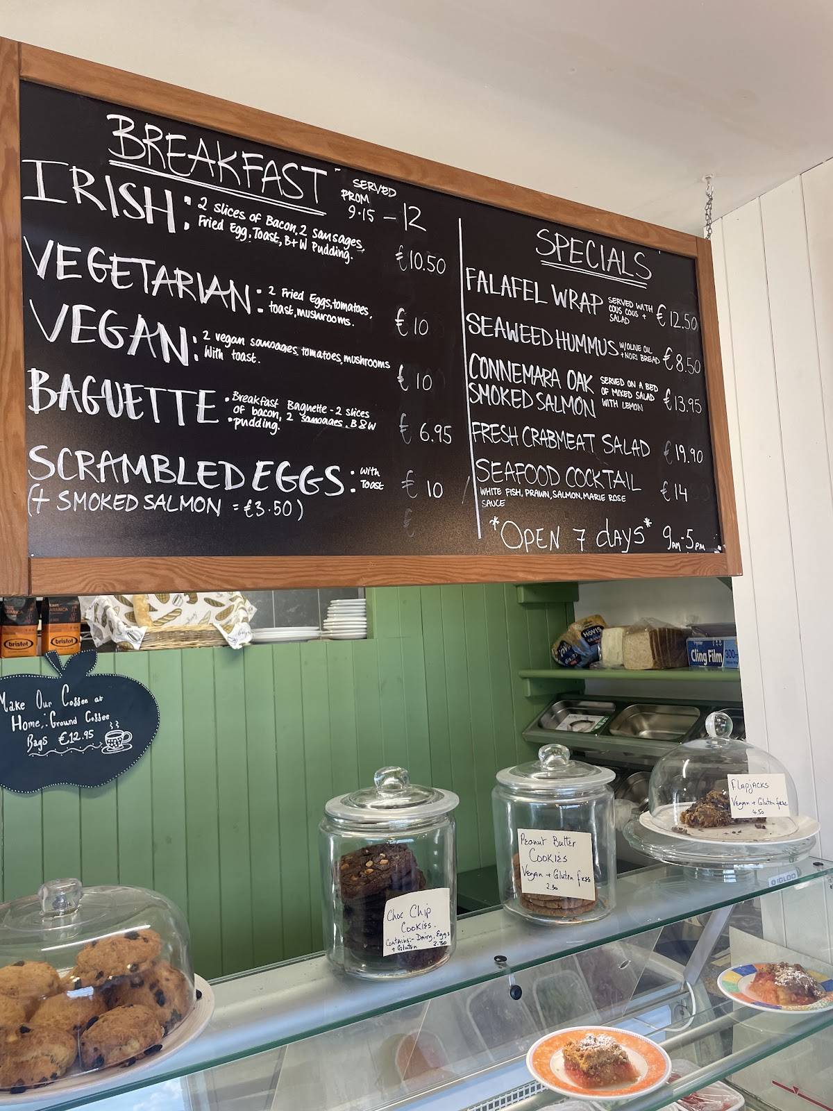 O'Dowds Cafe меню