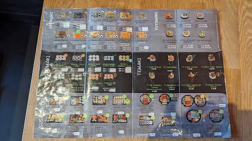 RAKKI Sushi Bar & Catering - Huizen меню