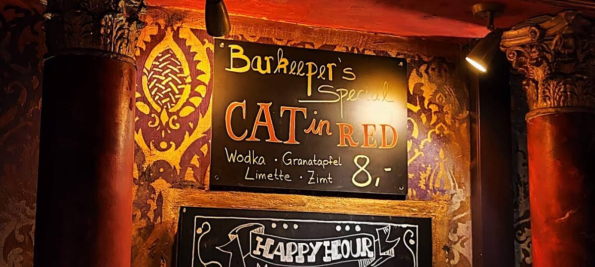 Red Cat меню