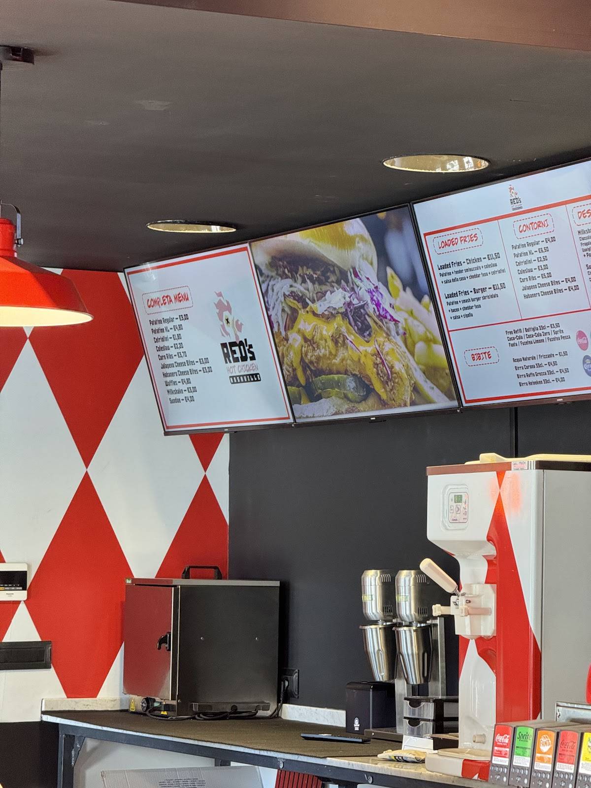 Red's Hot Chicken Roma меню