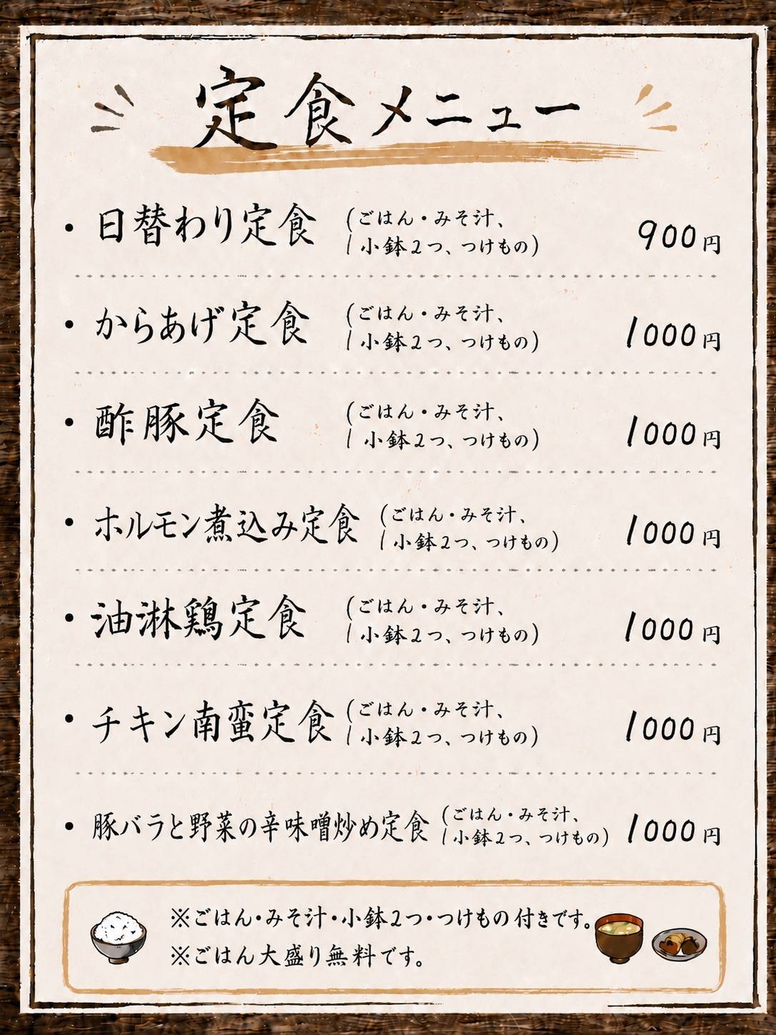 油そば専門店 志(こころざし) меню