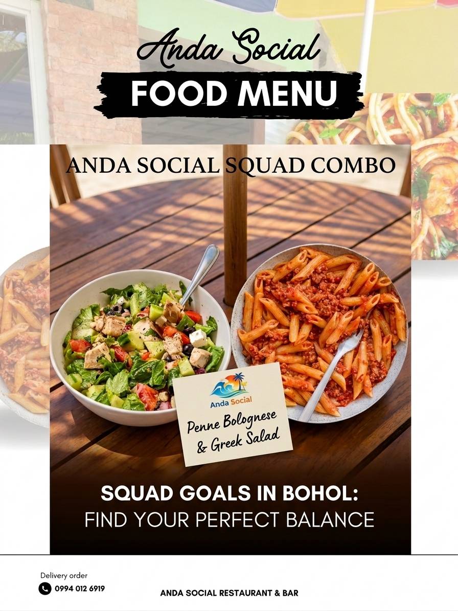 ANDA SOCIAL RESTO BAR меню