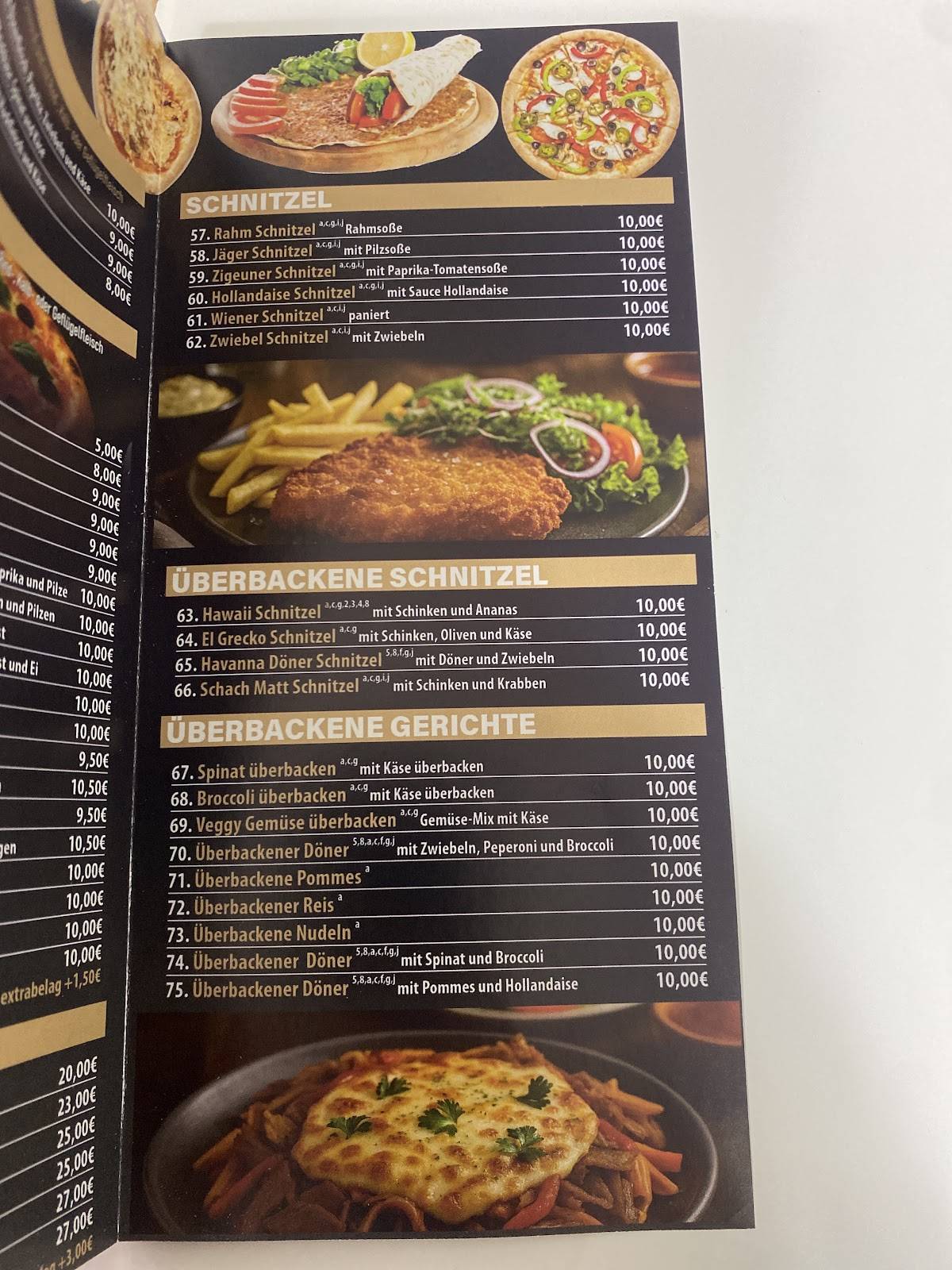 Arin’s Kebap Haus меню