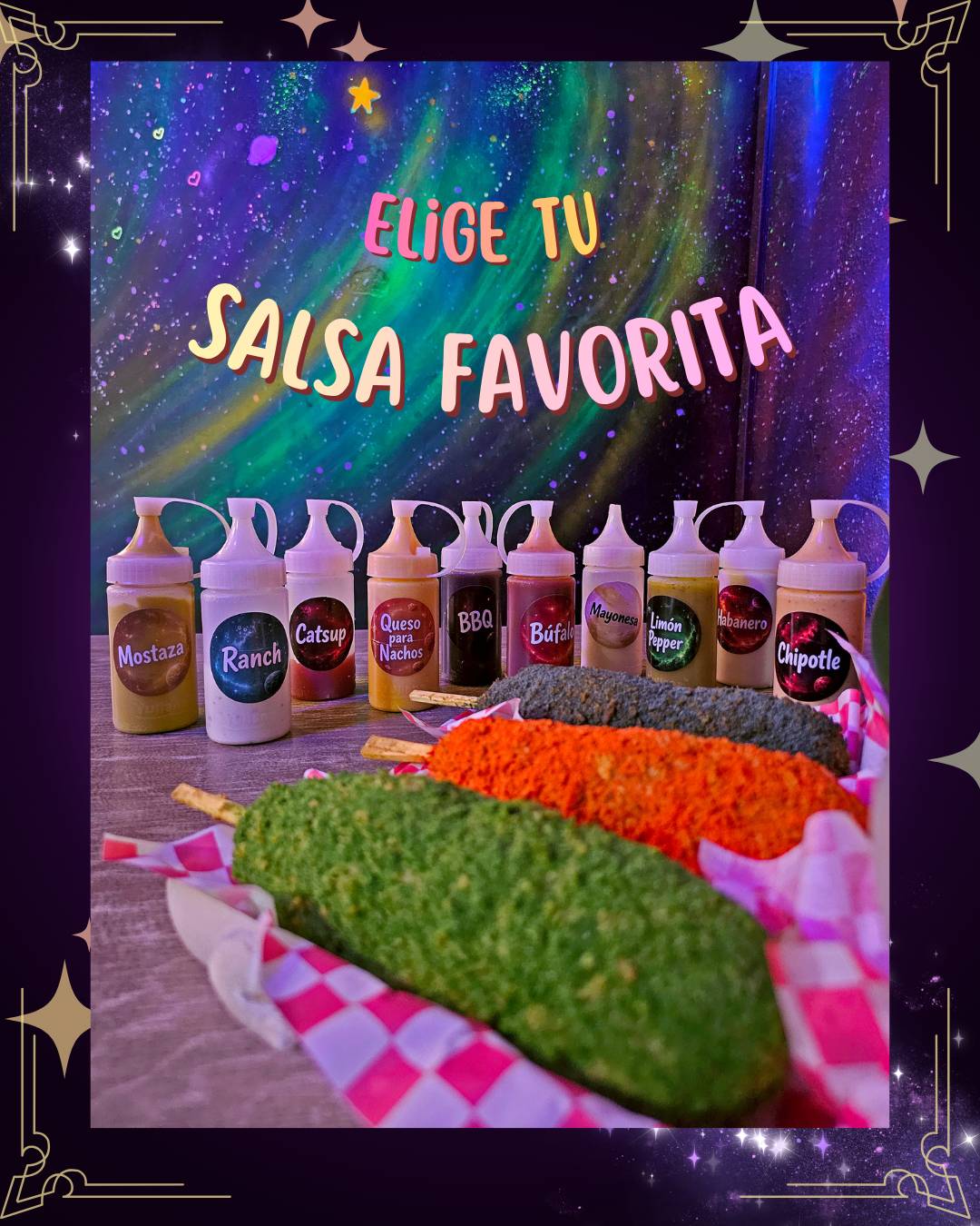 Astral Kitchen Banderillas Coreanas меню