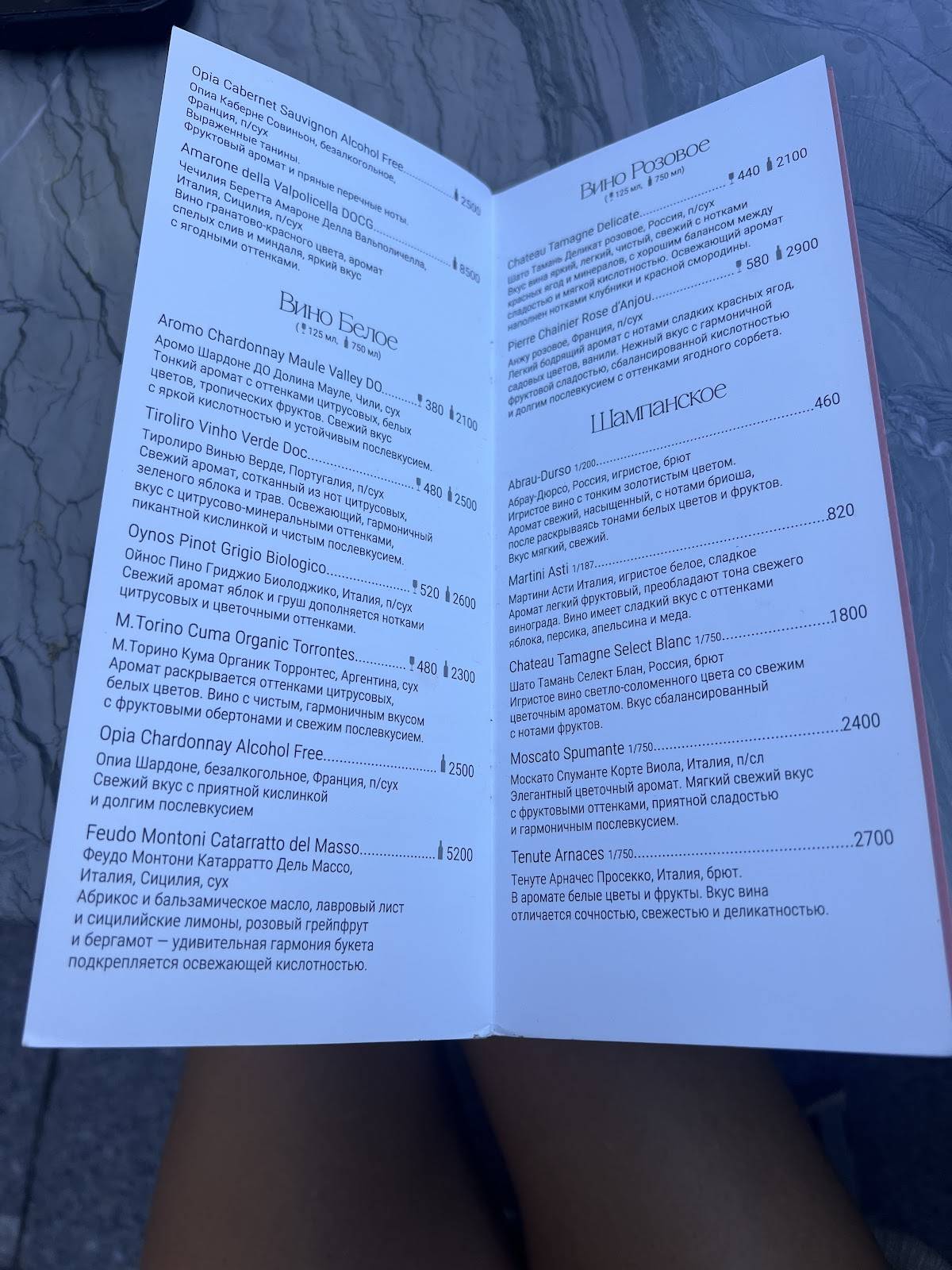 Ботаника меню