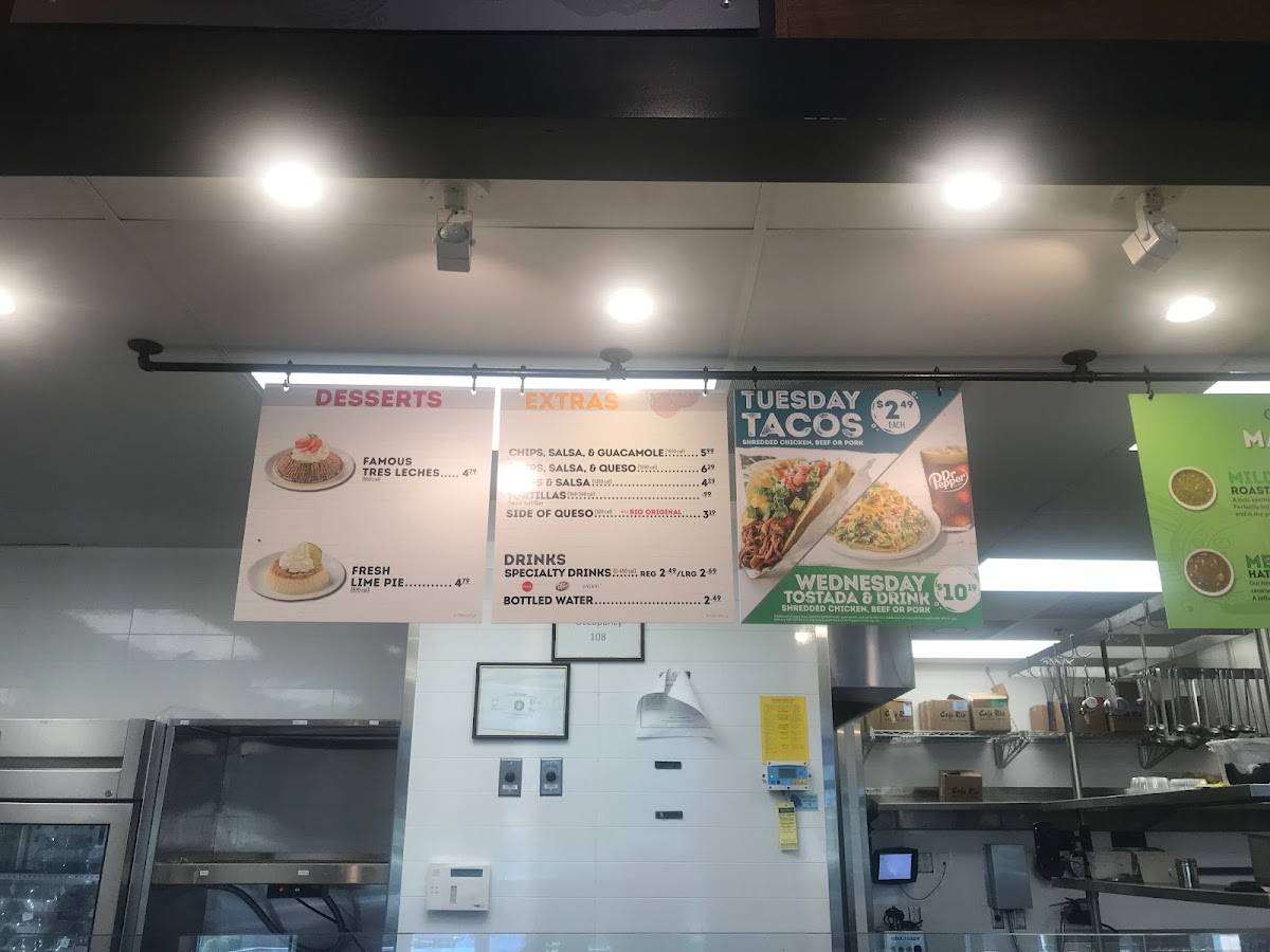 Cafe Rio Fresh Modern Mexican меню