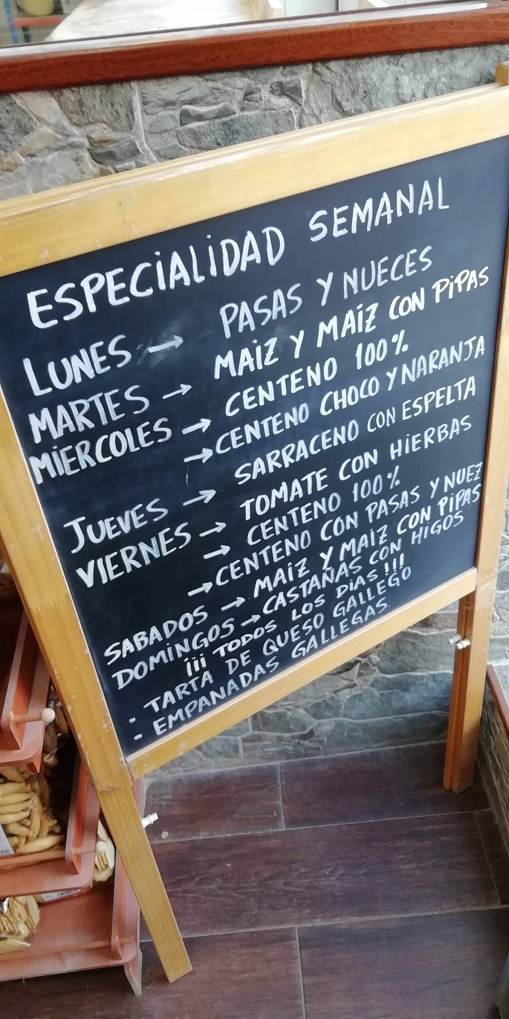 DA RUA panaderia меню