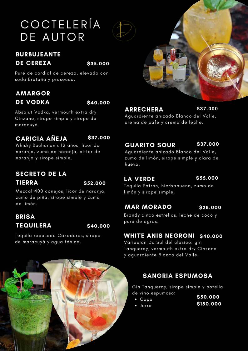 Do Sul Restaurante меню
