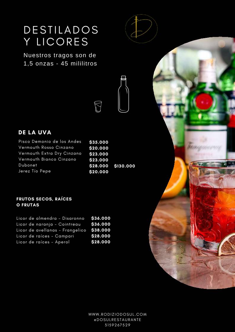 Do Sul Restaurante меню
