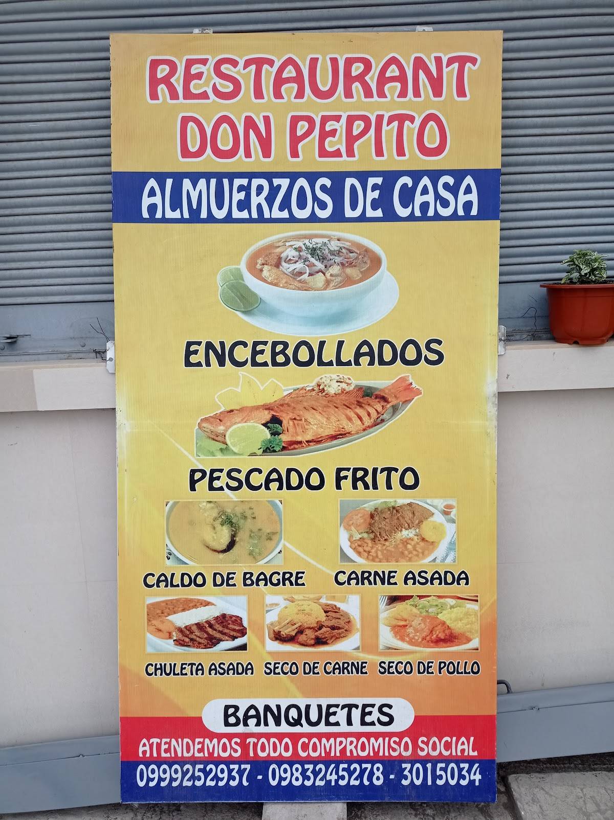 Restaurant Don Pepito меню