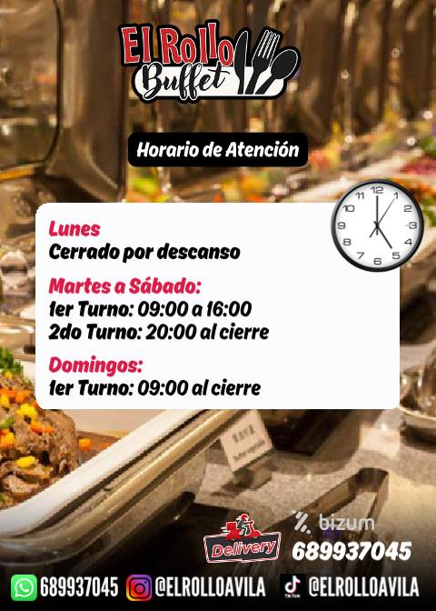 El Rollo - Buffet Libre меню
