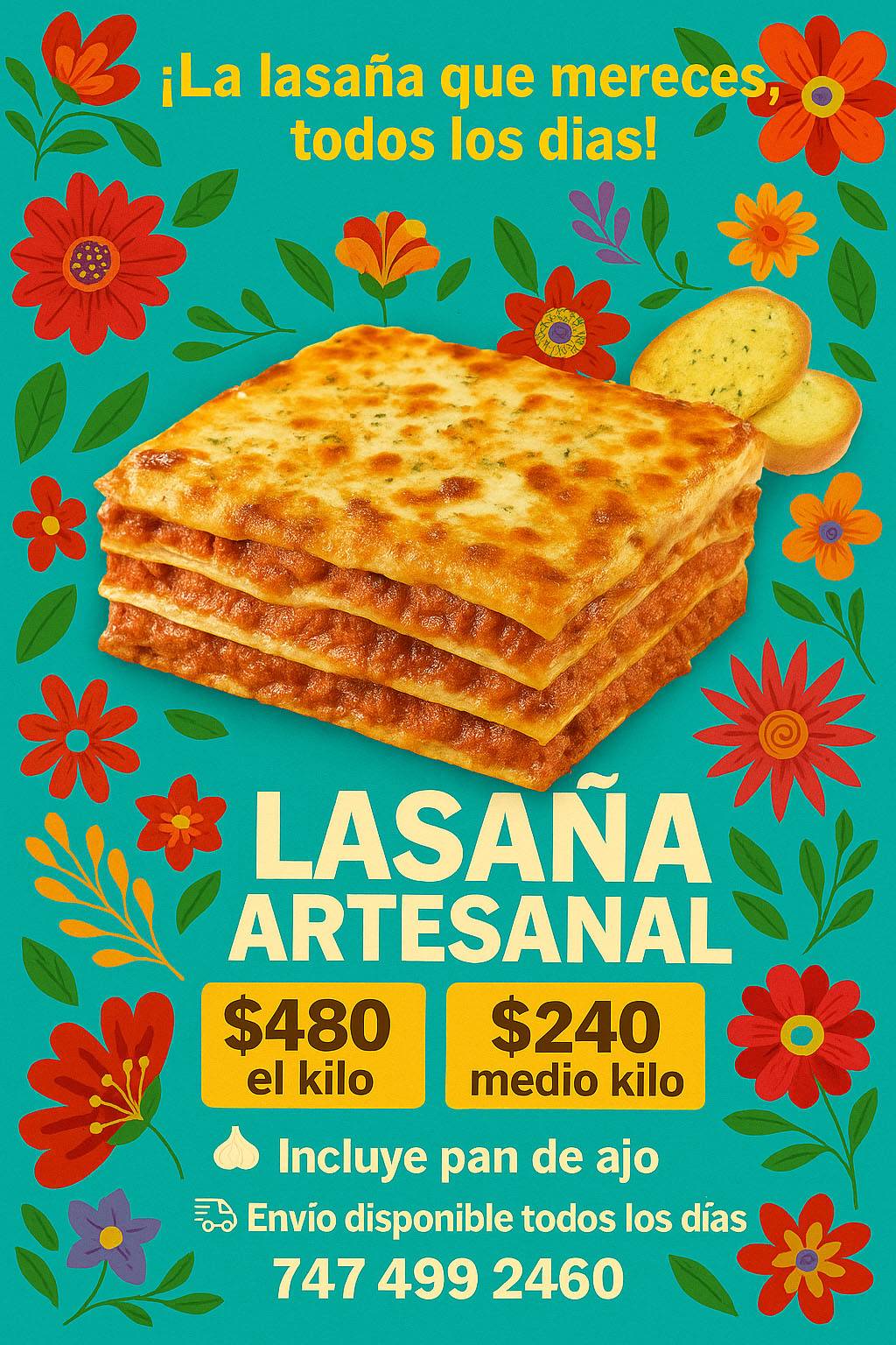 Encanto Turquesa меню