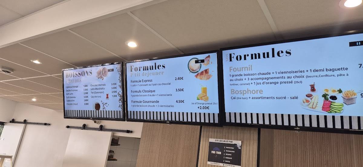 FOURNIL меню