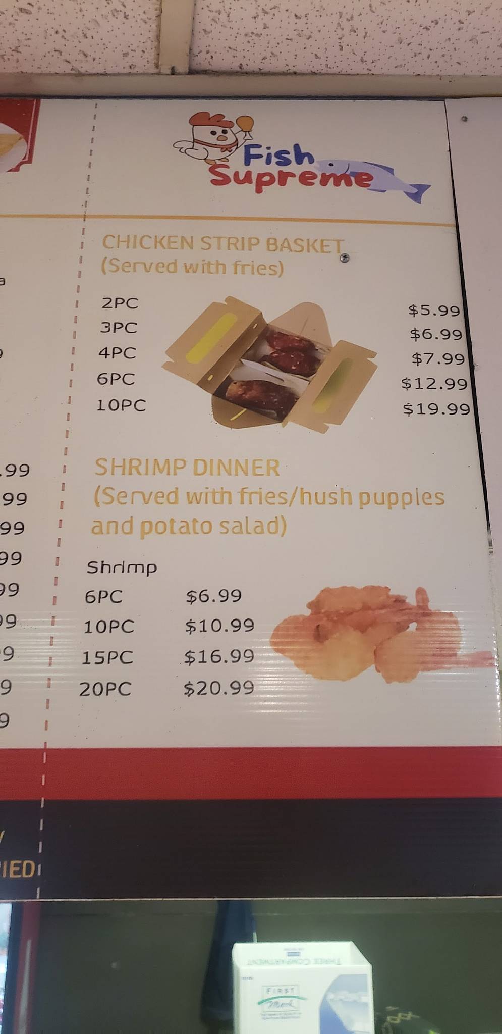 Fish Supreme(Mcdowell Branch) меню