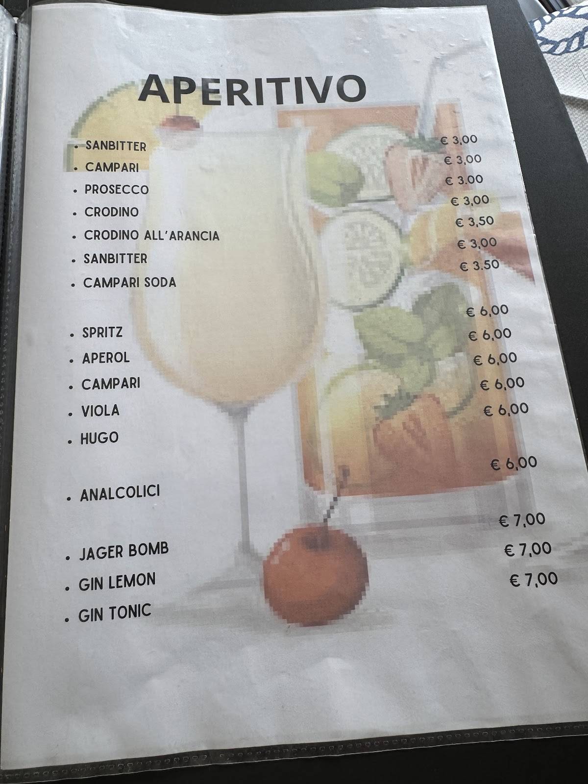 Fusion Restaurant меню