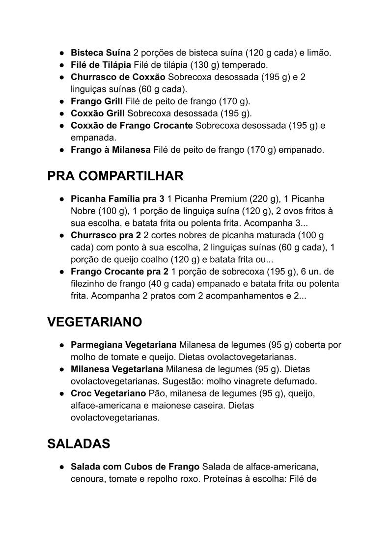 Giraffas Container Lucas Rio Verde меню