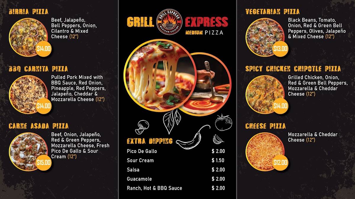 Grill Express Mexican Cuisine меню