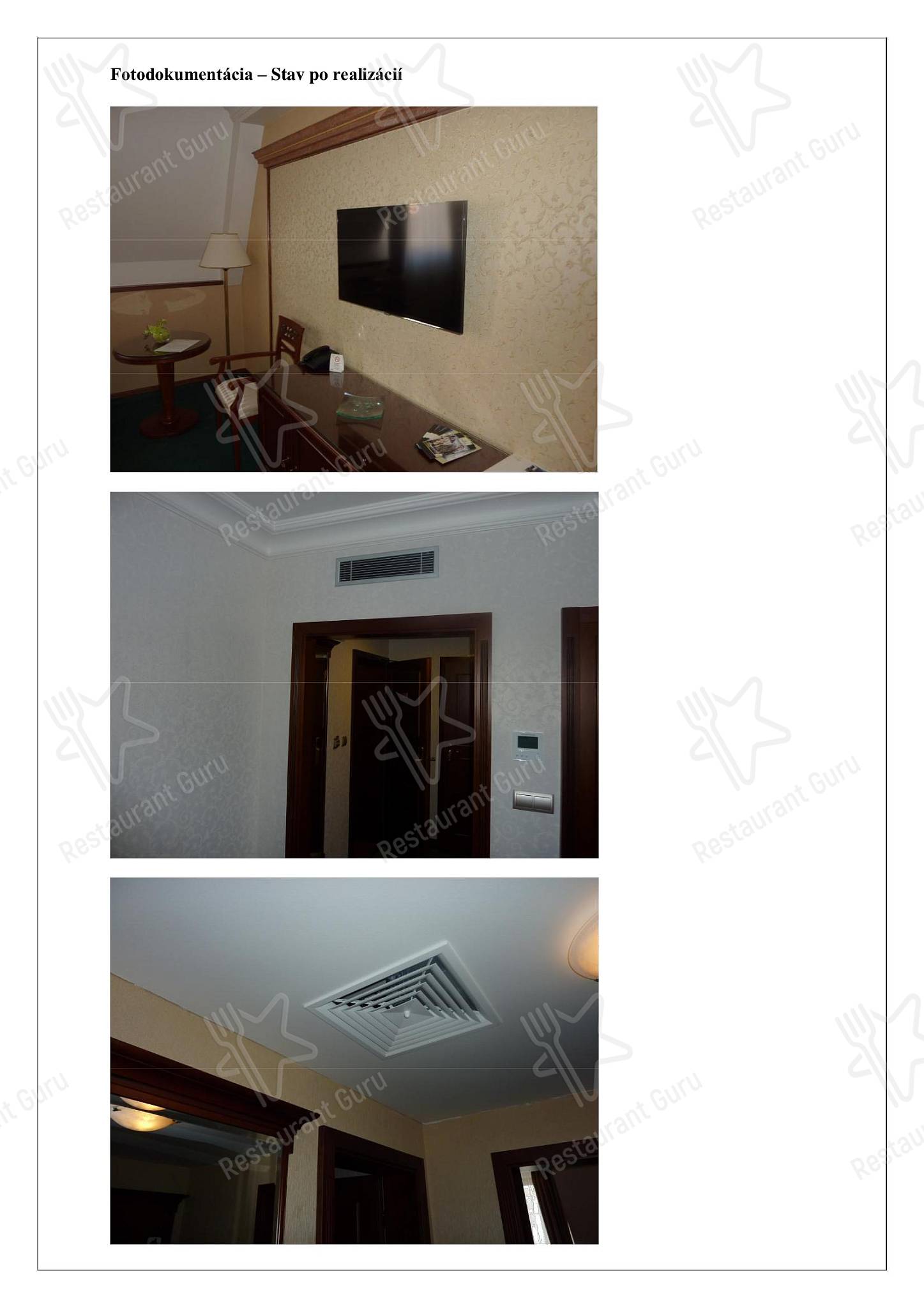 Меню Hotel Štefánik в Мияве