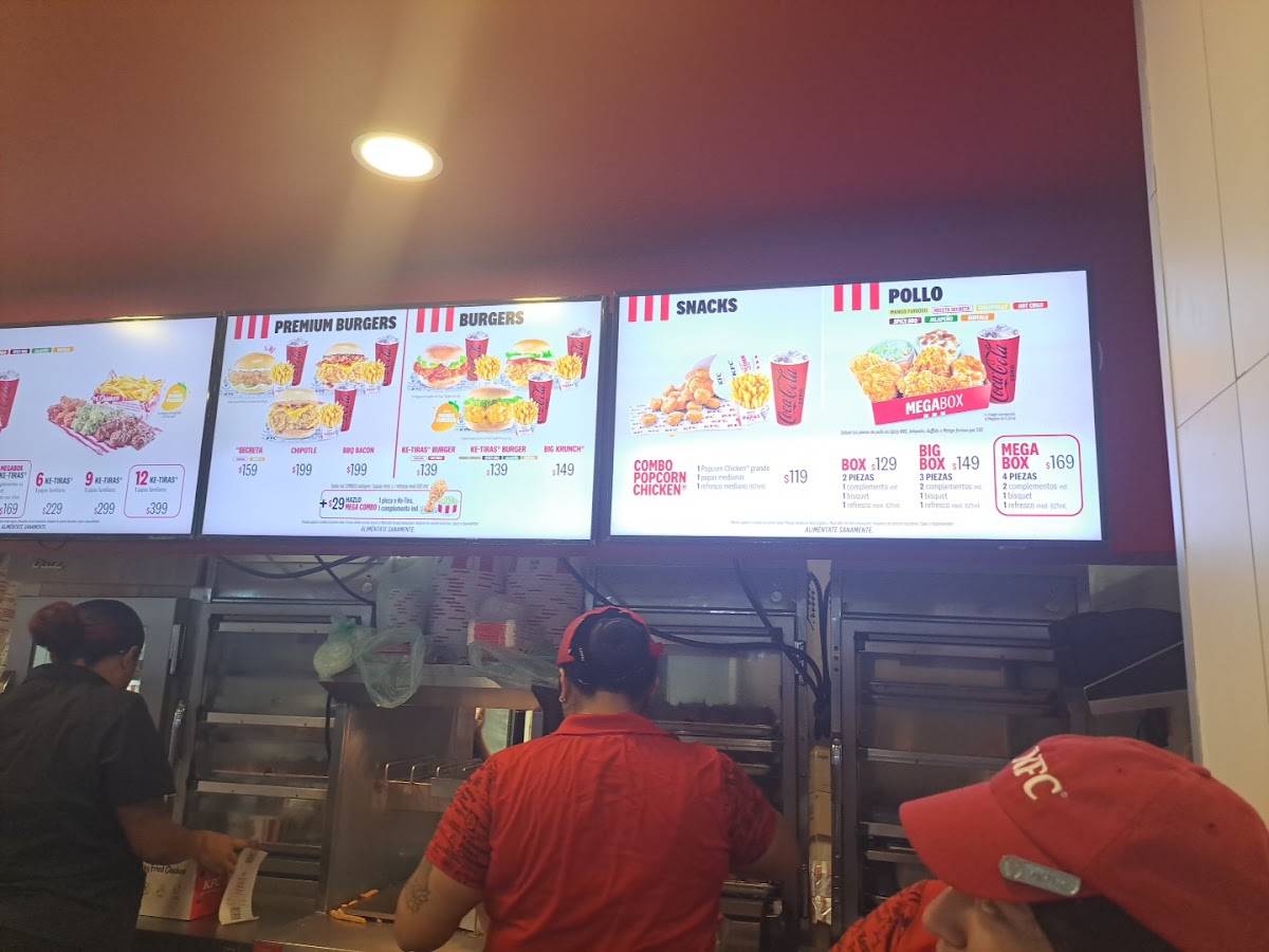 KFC меню