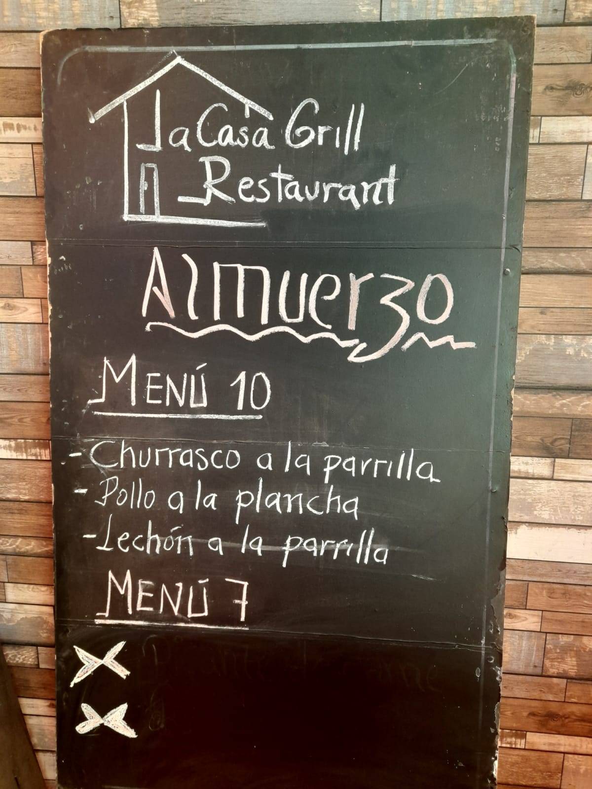 LaCasaGrill меню
